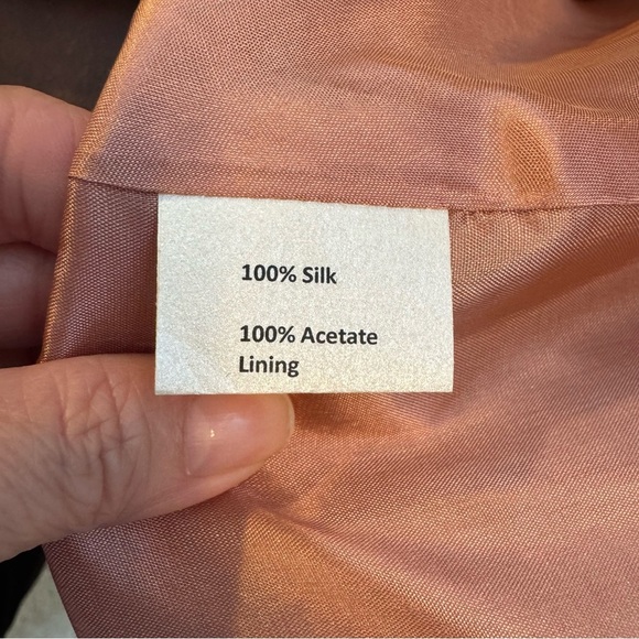 Sara Campbell Long Line Silk Blazer - Picture 6 of 7